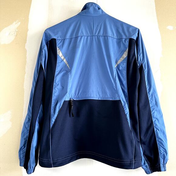Vintage Nike Track Jacket Full Zip Windbreaker Y2K 90s Gray Tag Mesh Blue Small - Picture 7 of 7